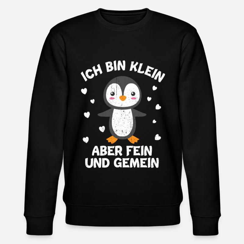 Pinguin - Stanley/Stella Unisex Bio-Sweatshirt CHANGER  - Schwarz