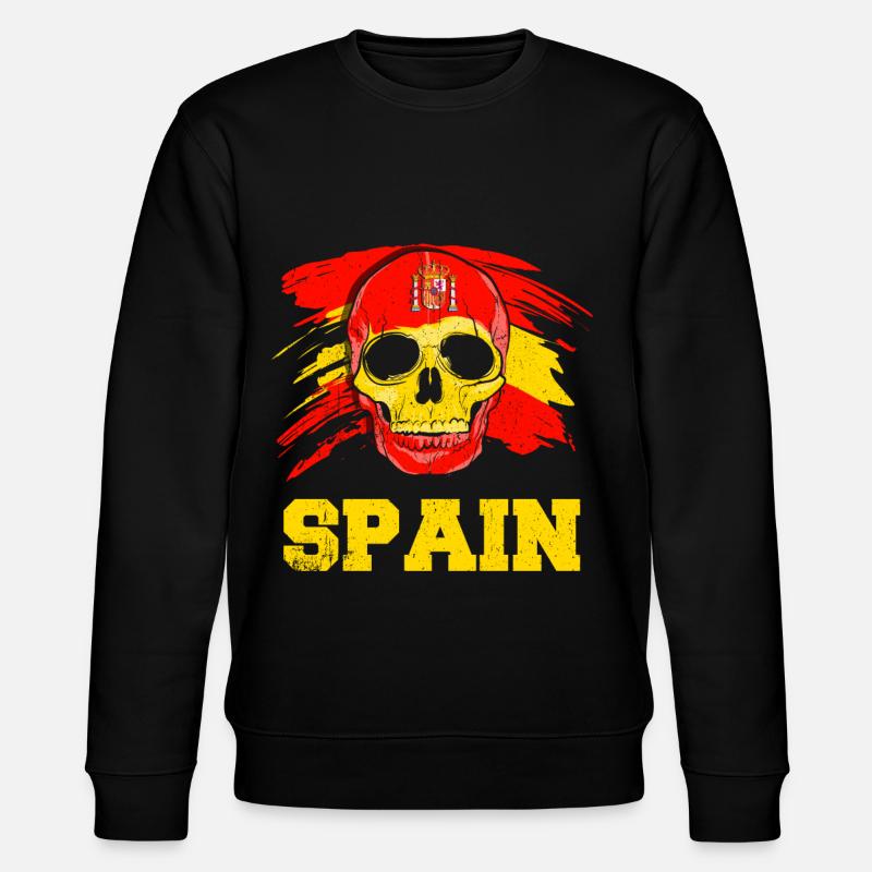 Spanien - Stanley/Stella Unisex Bio-Sweatshirt CHANGER  - Schwarz