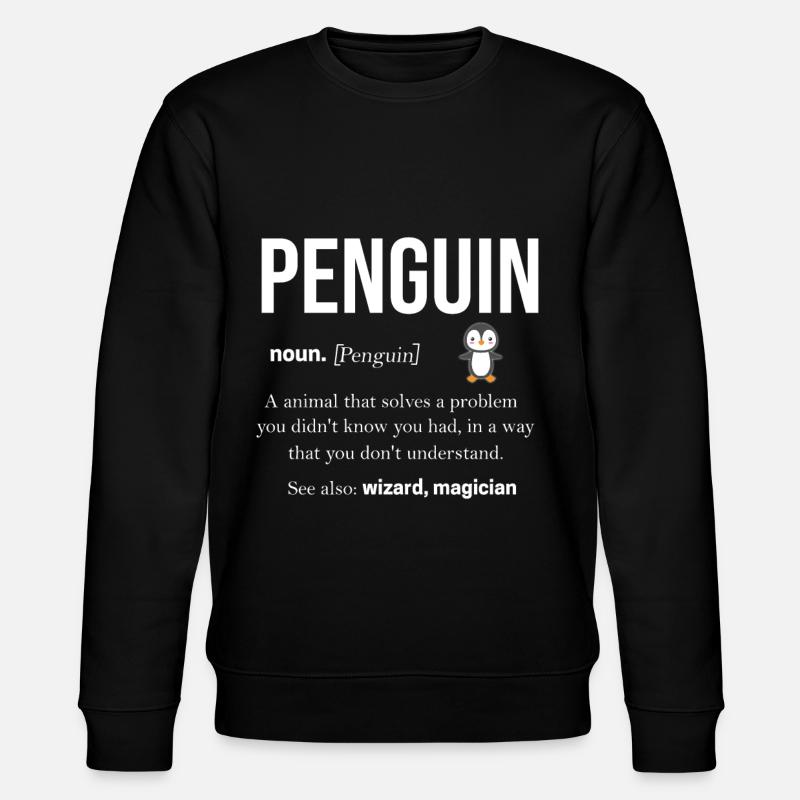 Pingouin - Sweat bio CHANGER Stanley/Stella Unisexe - noir