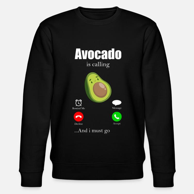 Avocado - Stanley/Stella Unisex Bio-Sweatshirt CHANGER  - Schwarz