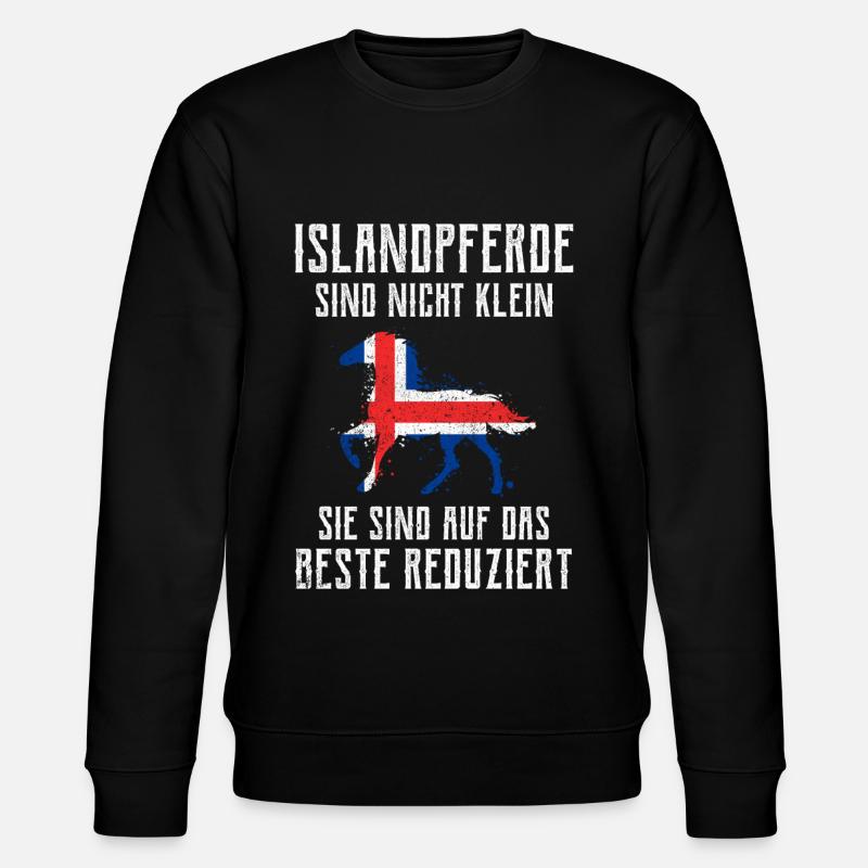 Islandpferd - Stanley/Stella Unisex Bio-Sweatshirt CHANGER  - Schwarz