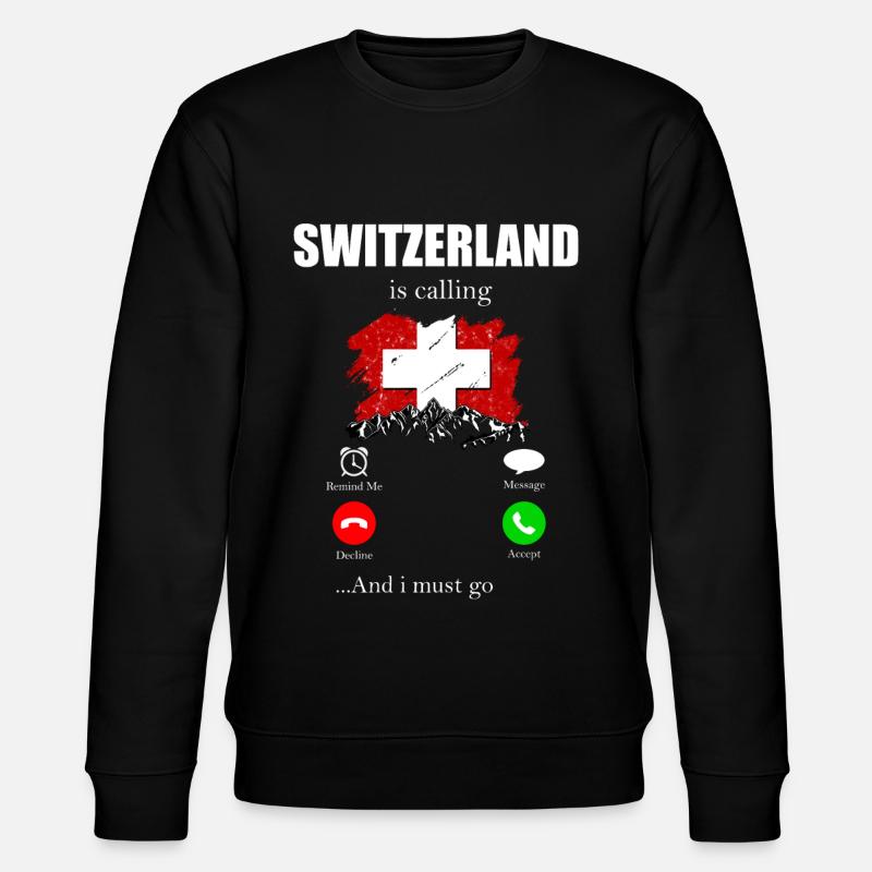 Suisse - Sweat bio CHANGER Stanley/Stella Unisexe - noir