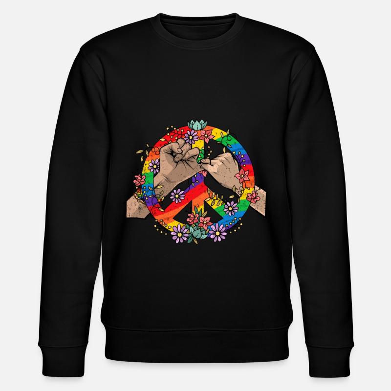 LGBT - Stanley/Stella Unisex Bio-Sweatshirt CHANGER  - Schwarz