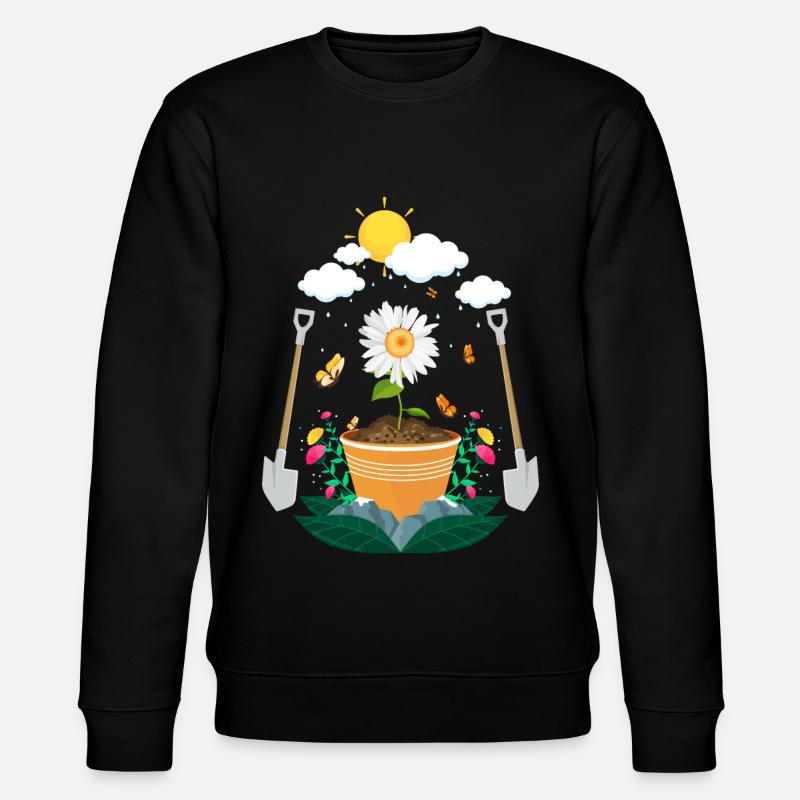 Garten - Stanley/Stella Unisex Bio-Sweatshirt CHANGER  - Schwarz
