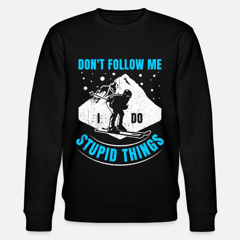 Ski - Sweat bio CHANGER Stanley/Stella Unisexe - noir