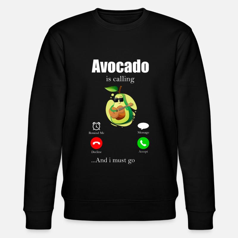 Avocado - Stanley/Stella Unisex Bio-Sweatshirt CHANGER  - Schwarz