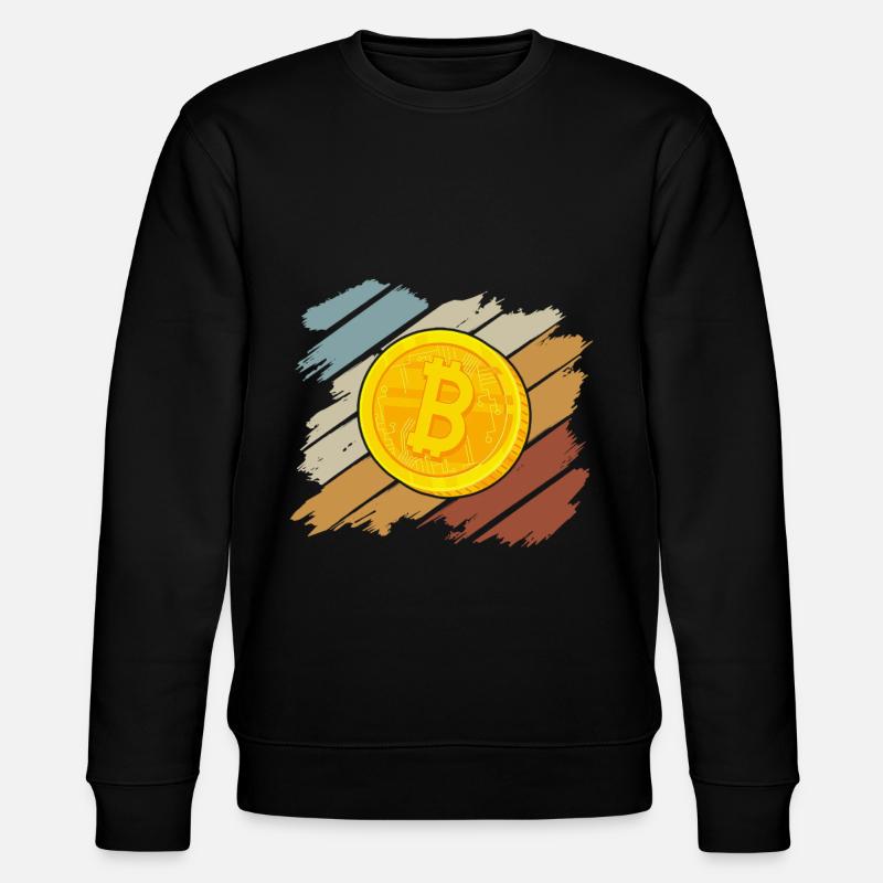 Bitcoin - Stanley/Stella Unisex Bio-Sweatshirt CHANGER  - Schwarz