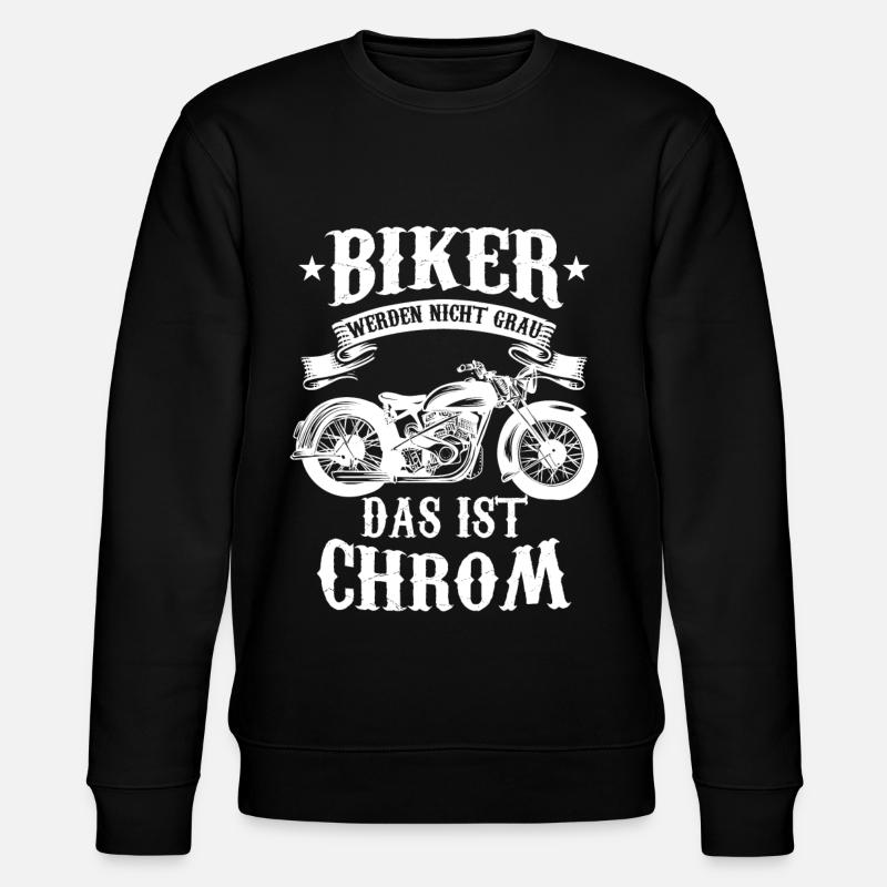 Motorrad - Stanley/Stella Unisex Bio-Sweatshirt CHANGER  - Schwarz