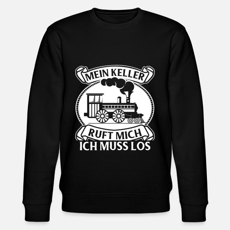 Modelleisenbahn Lokführer Bahnhof Modellbau S-Bahn - Sweat bio CHANGER Stanley/Stella Unisexe - noir