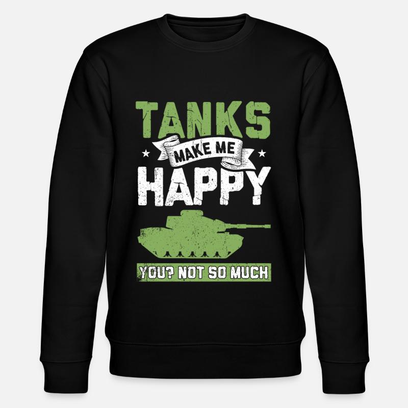 Panzer - Stanley/Stella Unisex Bio-Sweatshirt CHANGER  - Schwarz