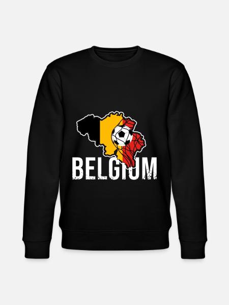 Belgium Football - Stanley/Stella CHANGER Unisex Organic Sweatshirt - black