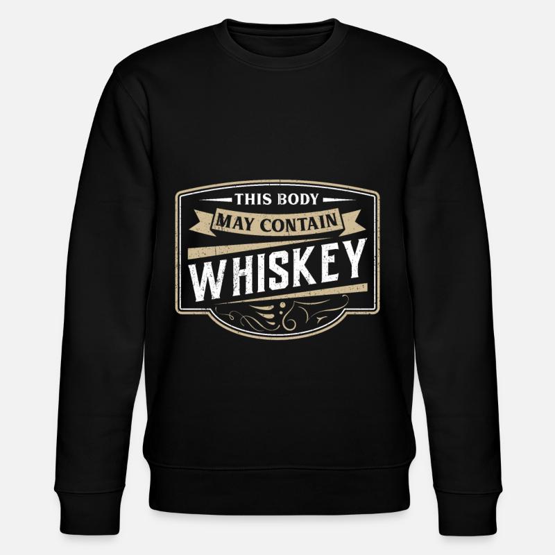 Whiskey - Stanley/Stella Unisex Bio-Sweatshirt CHANGER  - Schwarz