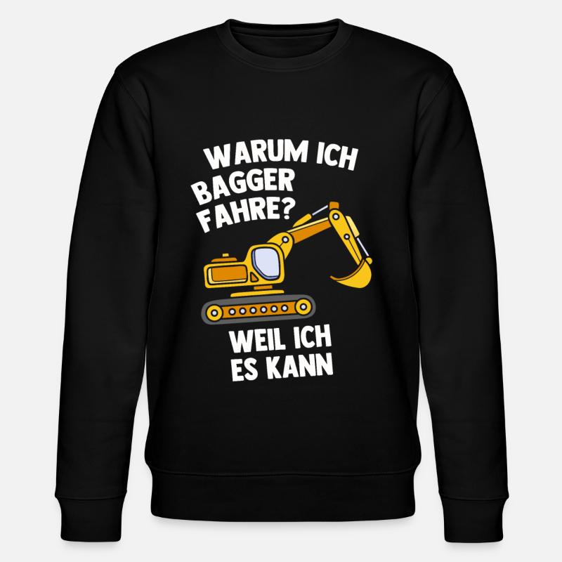 Bagger - Stanley/Stella Unisex Bio-Sweatshirt CHANGER  - Schwarz
