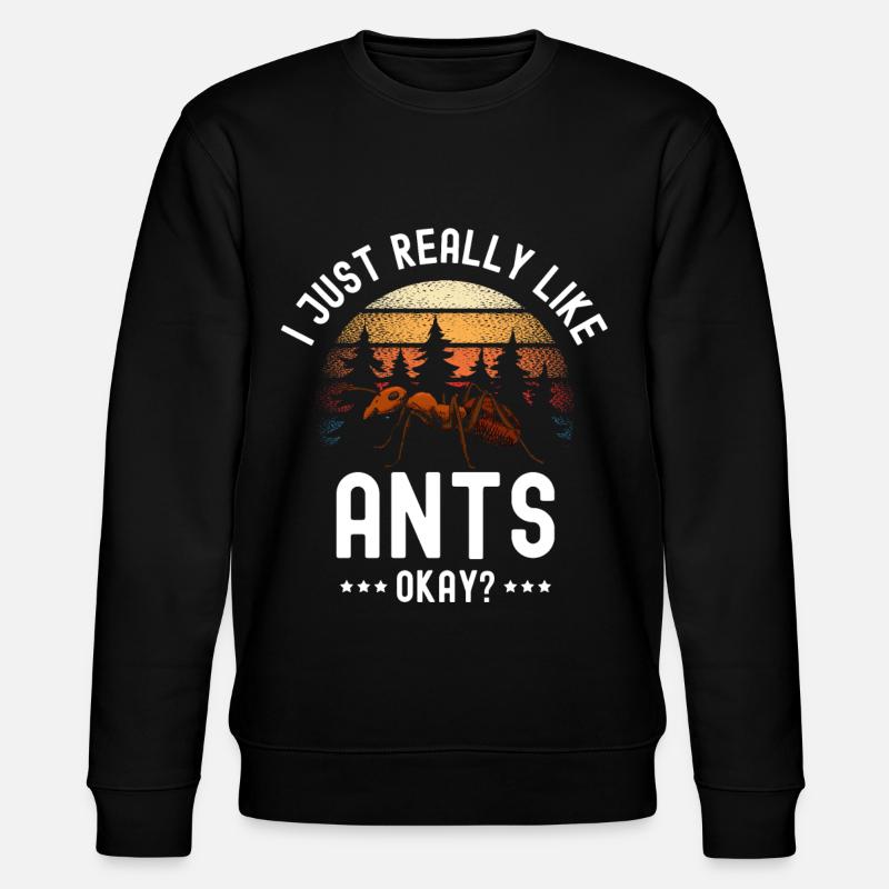 Fourmi - Sweat bio CHANGER Stanley/Stella Unisexe - noir
