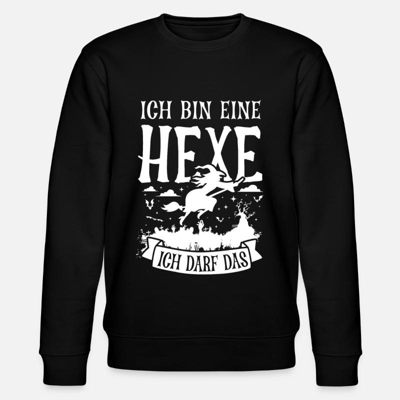 Hexe - Stanley/Stella Unisex Bio-Sweatshirt CHANGER  - Schwarz