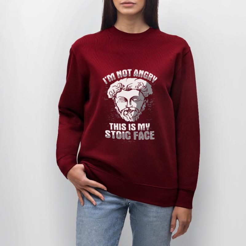 Stoic philosopher Marcus Aurelius Stoic Stanley/Stella CHANGER Unisex Organic Sweatshirt
