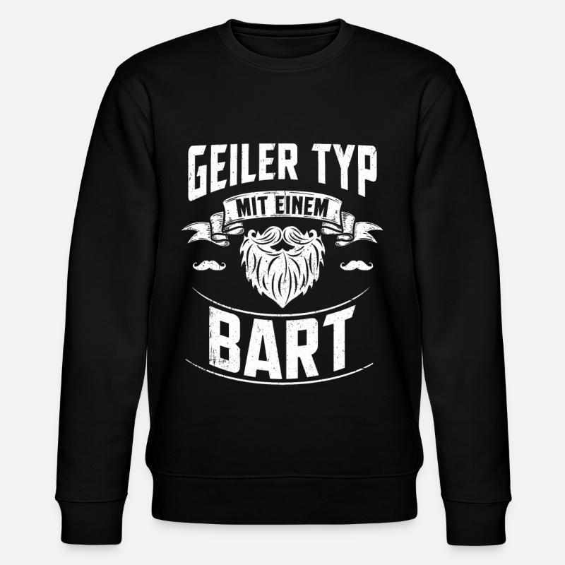 Bart - Stanley/Stella Unisex Bio-Sweatshirt CHANGER  - Schwarz