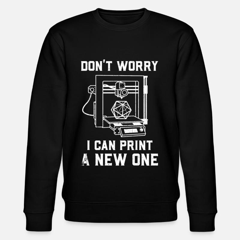 3d Printer - Stanley/Stella CHANGER Unisex Organic Sweatshirt - black