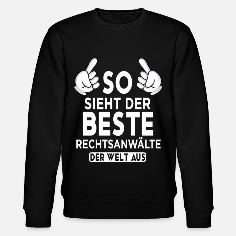 Rechtsanwälte Spruch - Stanley/Stella Unisex Bio-Sweatshirt CHANGER - Schwarz