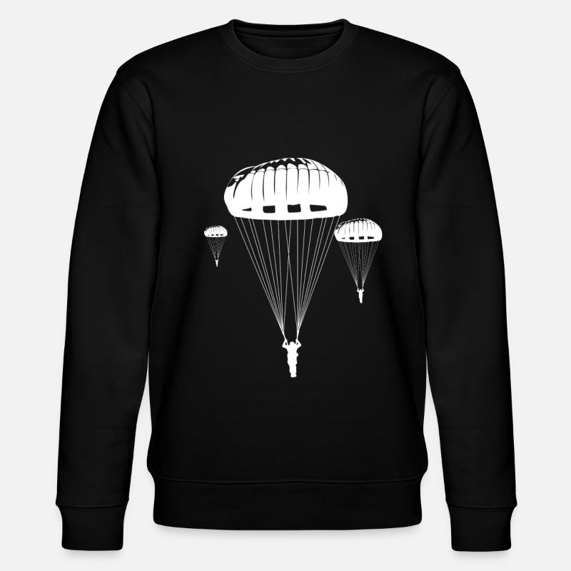 Fallschirmjäger Airborne Division - Stanley/Stella Unisex Bio-Sweatshirt CHANGER  - Schwarz