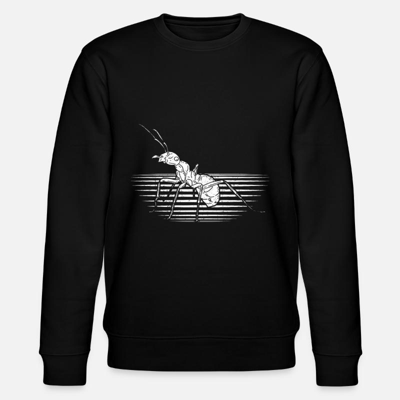 Fourmi insecte - Sweat bio CHANGER Stanley/Stella Unisexe - noir