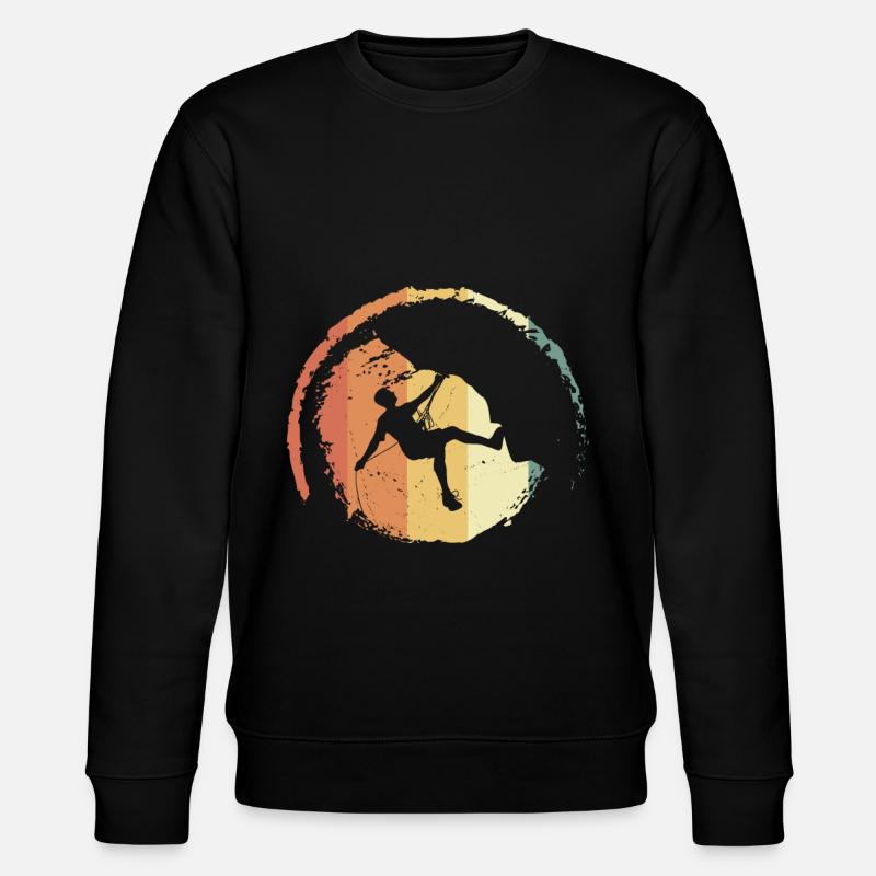 Cadeau d’escalade Escalade Alpinisme Escalade - Sweat bio CHANGER Stanley/Stella Unisexe - noir