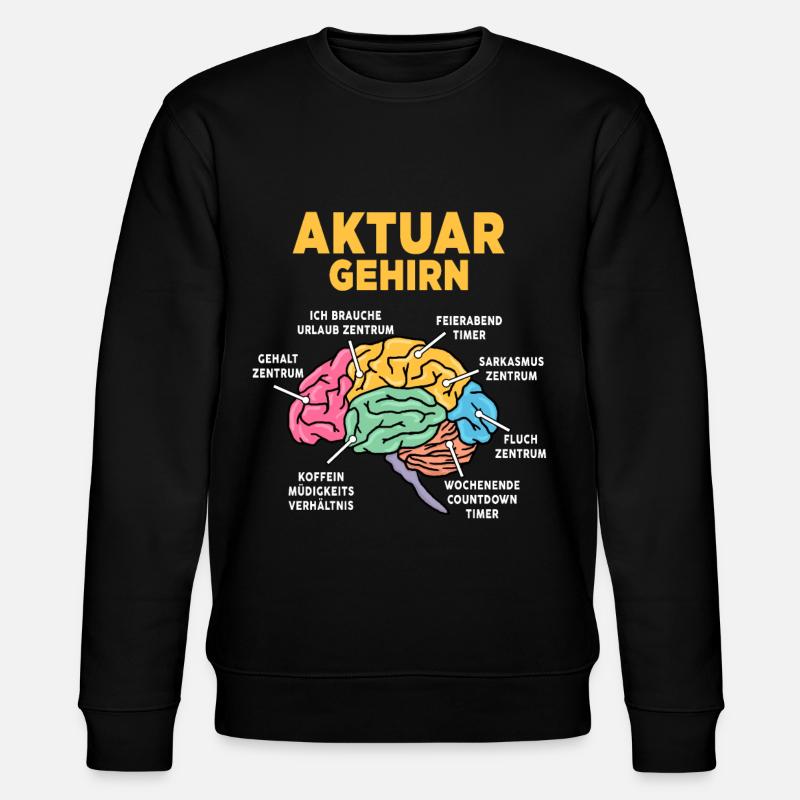 Aktuar - Stanley/Stella Unisex Bio-Sweatshirt CHANGER - Schwarz