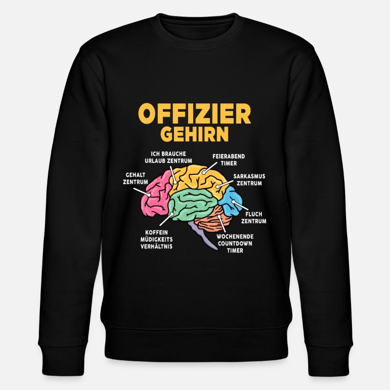 Offizier - Stanley/Stella Unisex Bio-Sweatshirt CHANGER  - Schwarz