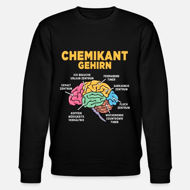 Chemikant - Stanley/Stella Unisex Bio-Sweatshirt CHANGER  - Schwarz