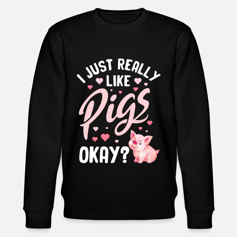 Cochon - Sweat bio CHANGER Stanley/Stella Unisexe - noir