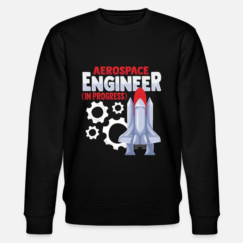 Ingénieur en aérospatiale - Sweat bio CHANGER Stanley/Stella Unisexe - noir