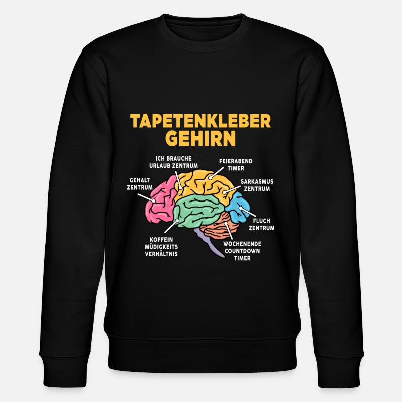 Tapetenkleber - Stanley/Stella Unisex Bio-Sweatshirt CHANGER  - Schwarz