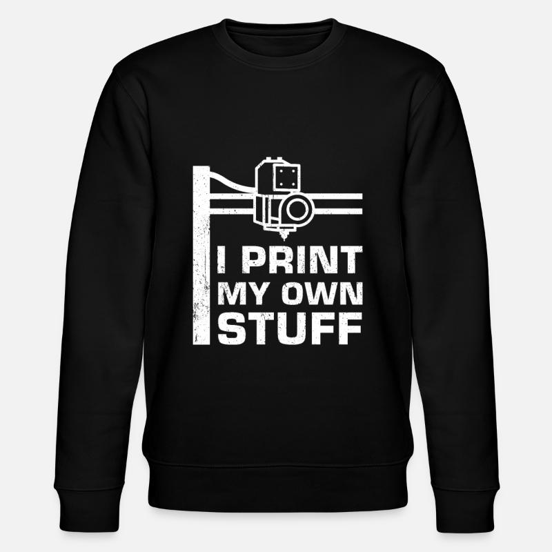 3D Printer - Stanley/Stella CHANGER Unisex Organic Sweatshirt - black