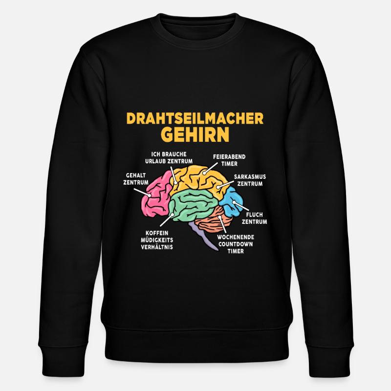 Drahtseilmacher - Stanley/Stella Unisex Bio-Sweatshirt CHANGER  - Schwarz