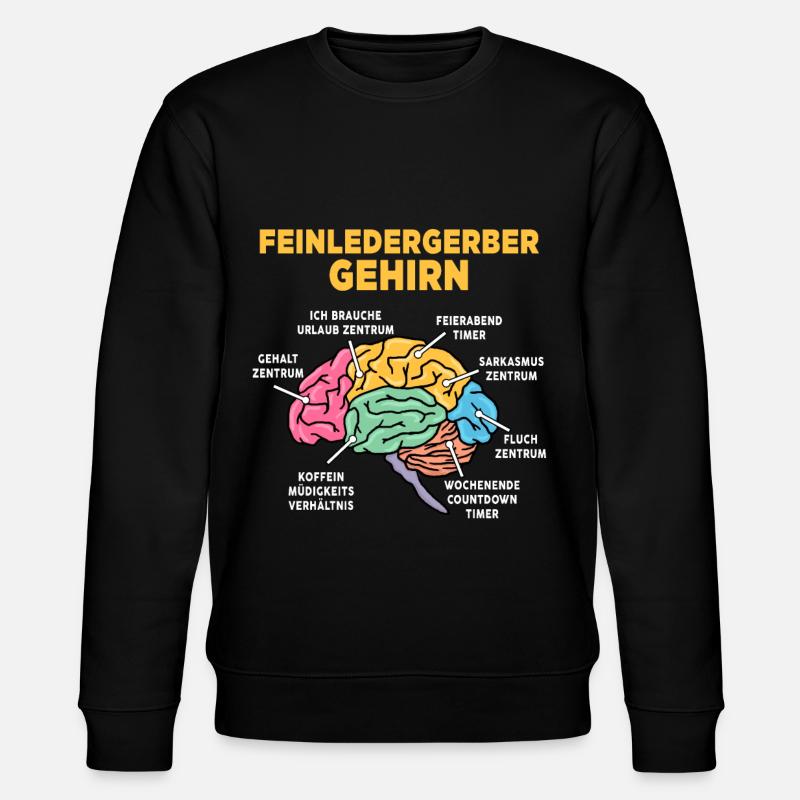 Feinledergerber - Stanley/Stella Unisex Bio-Sweatshirt CHANGER  - Schwarz