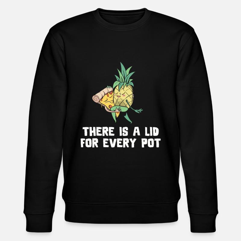 Ananas - Sweat bio CHANGER Stanley/Stella Unisexe - noir