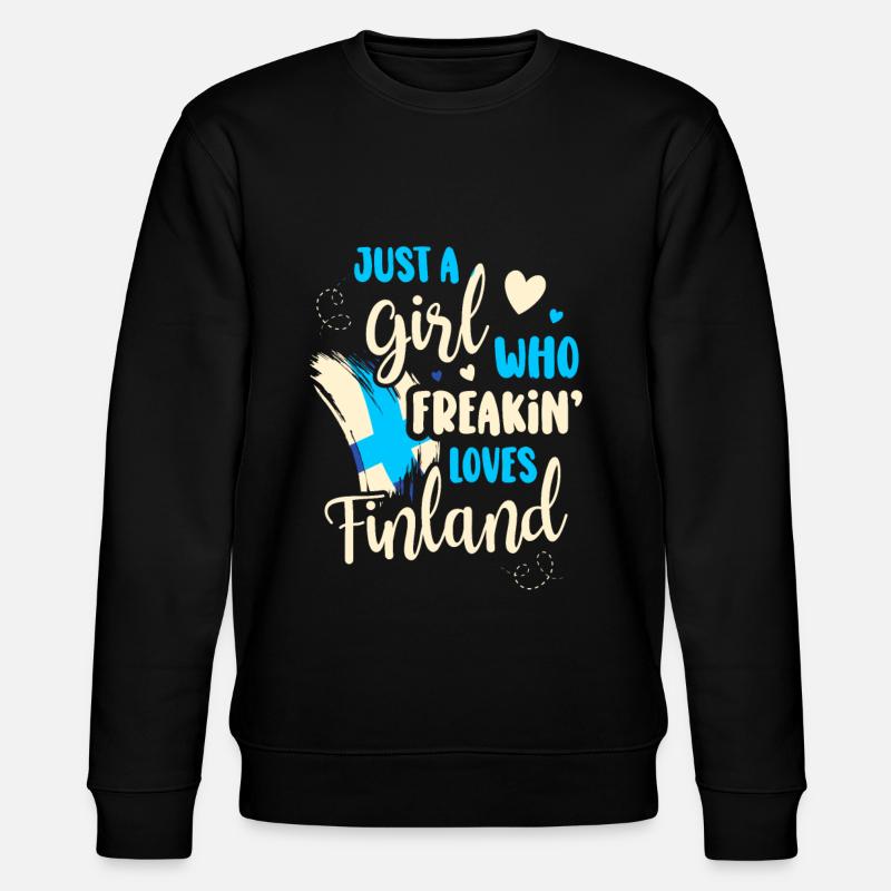 Finlande - Sweat bio CHANGER Stanley/Stella Unisexe - noir