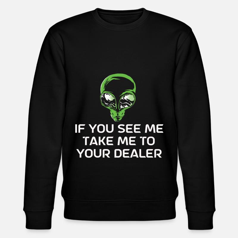 Alien - Stanley/Stella Unisex Bio-Sweatshirt CHANGER  - Schwarz