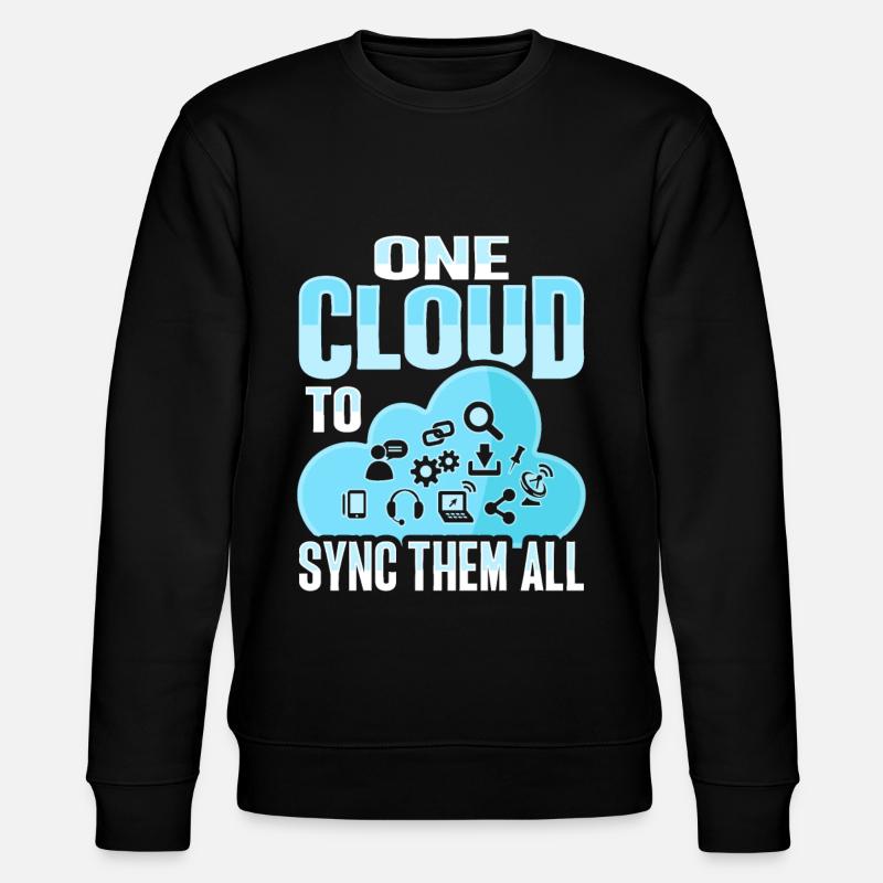 Cloud-Administrator Cloud-Devops - Stanley/Stella Unisex Bio-Sweatshirt CHANGER  - Schwarz