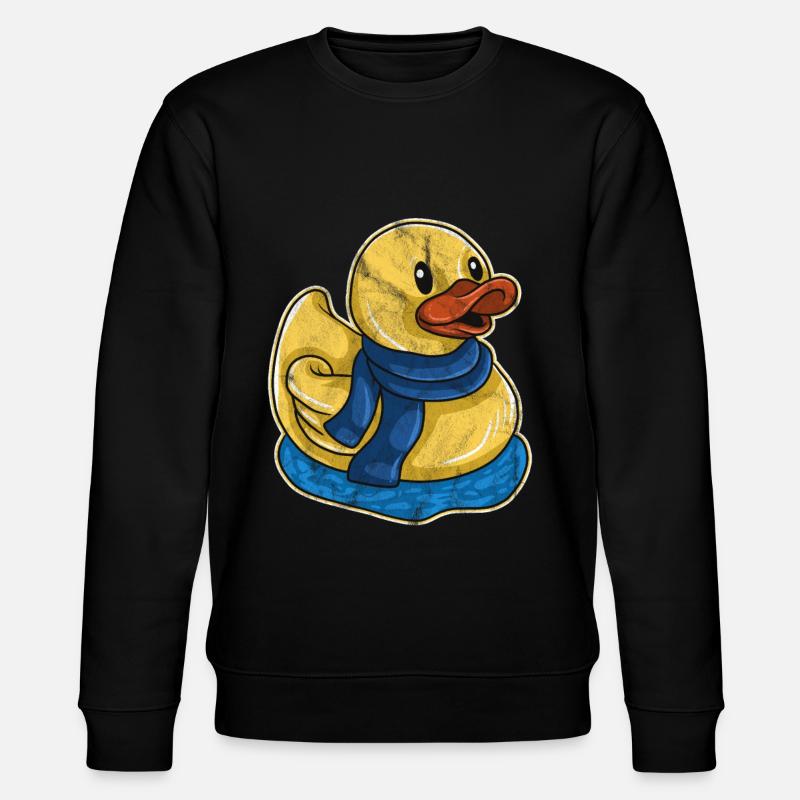 Canard Cadeau Enfants Baignoire Canetetet - Sweat bio CHANGER Stanley/Stella Unisexe - noir
