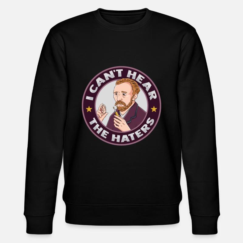 Van Gogh - Stanley/Stella Unisex Bio-Sweatshirt CHANGER  - Schwarz