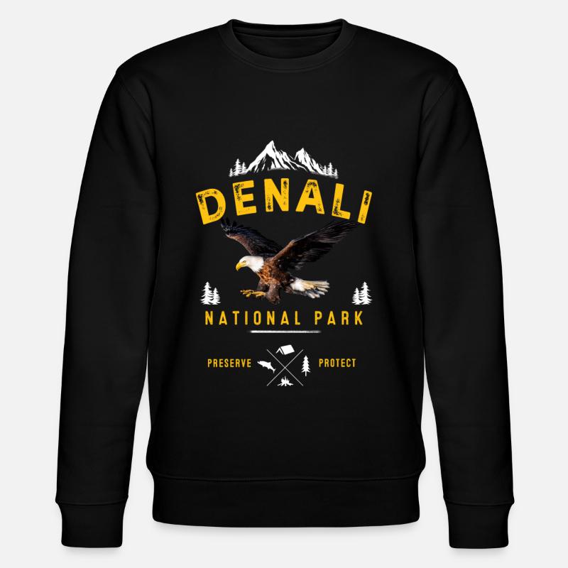Alaska - Stanley/Stella Unisex Bio-Sweatshirt CHANGER - Schwarz