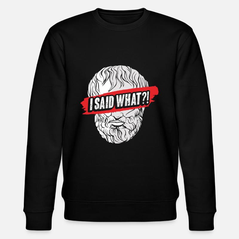 Philosophie de Socrate - Sweat bio CHANGER Stanley/Stella Unisexe - noir