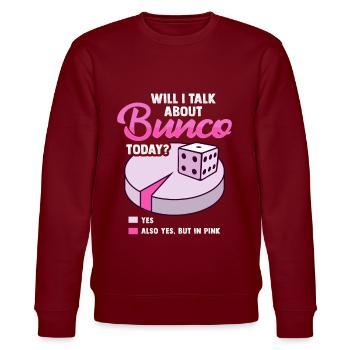 Bunco - Sweat bio CHANGER Stanley/Stella Unisexe - bordeaux - Devant - Nik (191cm) & Marisol (170cm)