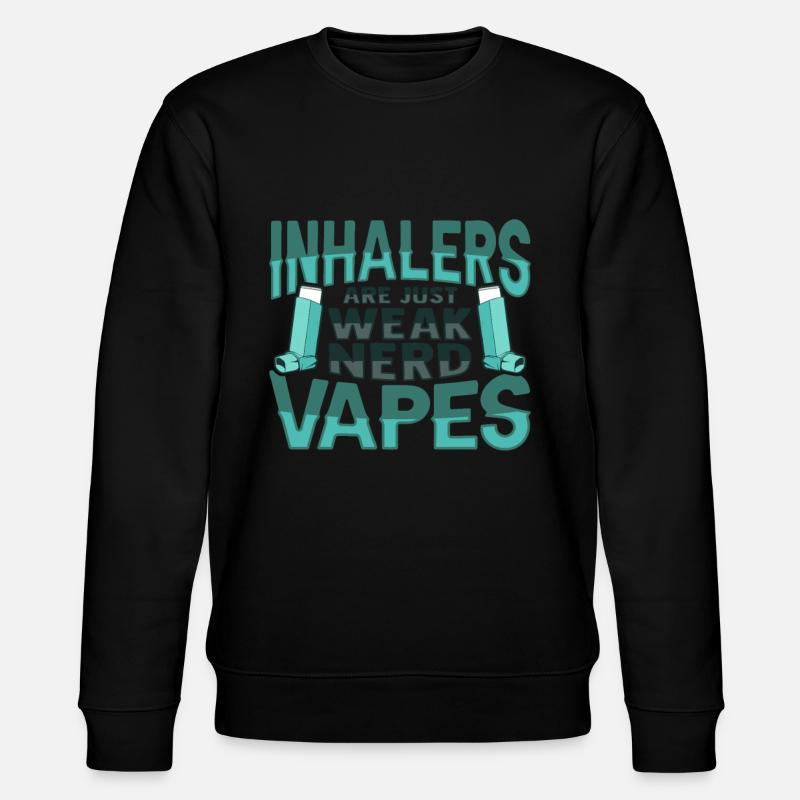 Albuterol Asthma Astmatiker - Stanley/Stella Unisex Bio-Sweatshirt CHANGER  - Schwarz