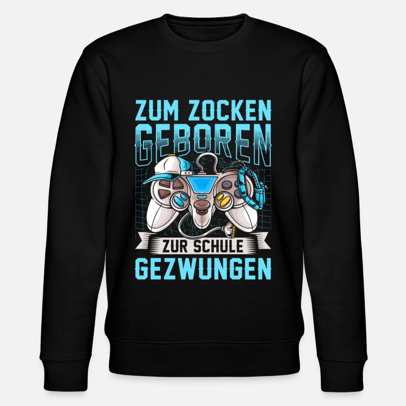 Zocken - Stanley/Stella Unisex Bio-Sweatshirt CHANGER  - Schwarz