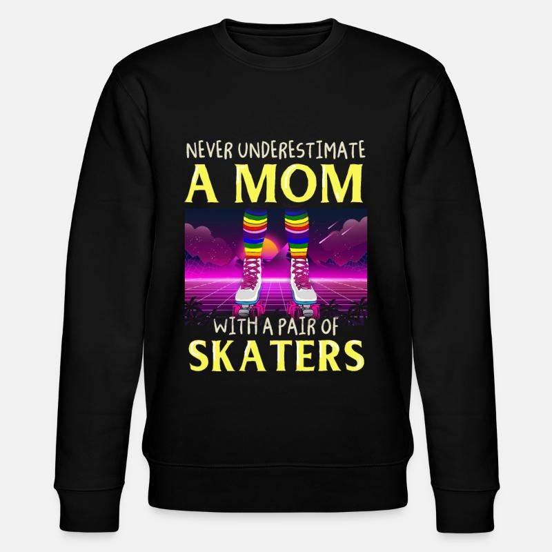 Inline Skater - Stanley/Stella Unisex Bio-Sweatshirt CHANGER  - Schwarz