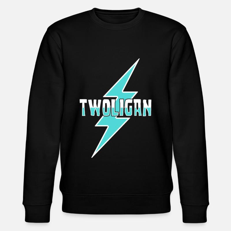 Twoligan Terrible Two - Stanley/Stella CHANGER Unisex Organic Sweatshirt - black