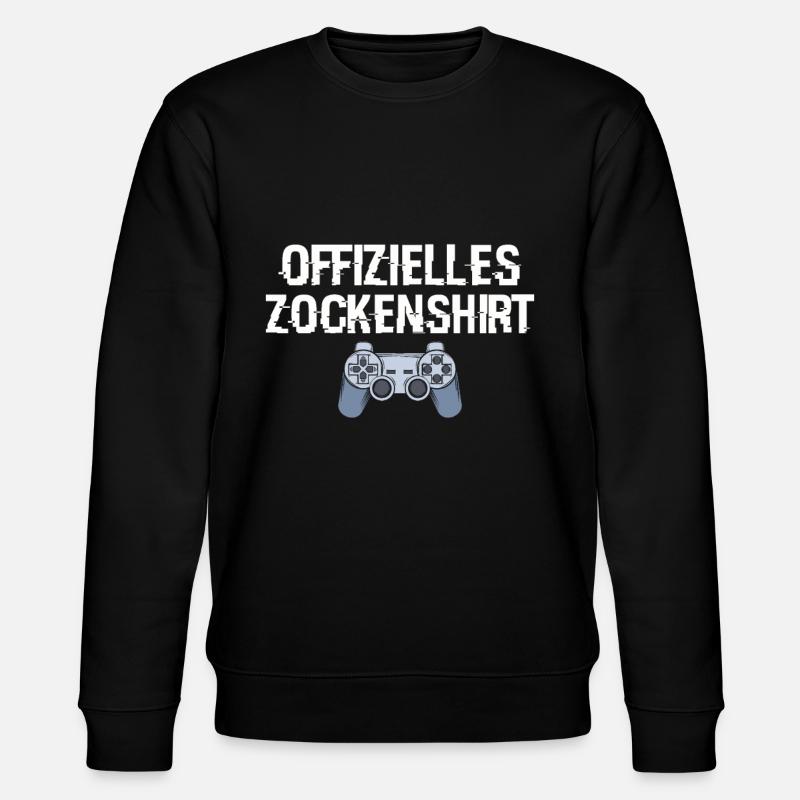 Zocken - Stanley/Stella Unisex Bio-Sweatshirt CHANGER  - Schwarz