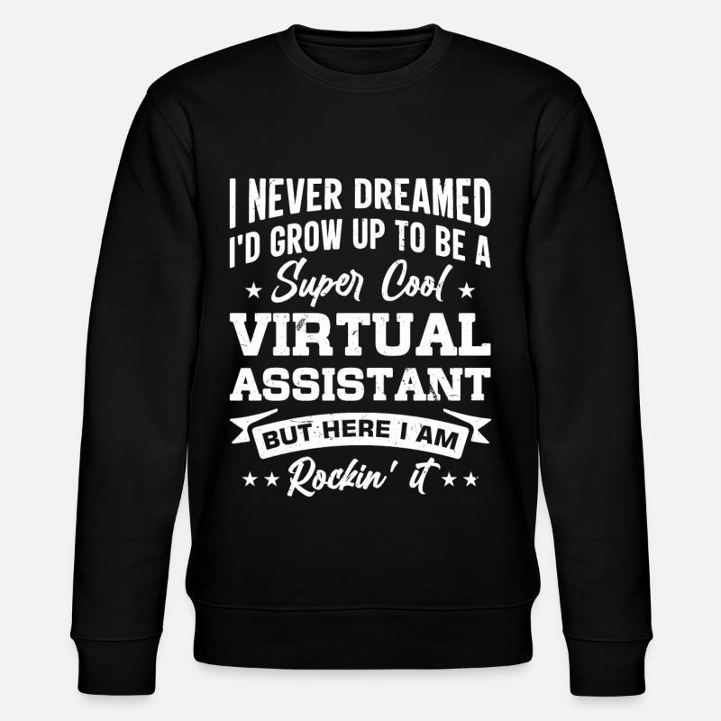 Freelance Profession Indépendant Virtuel - Sweat bio CHANGER Stanley/Stella Unisexe - noir